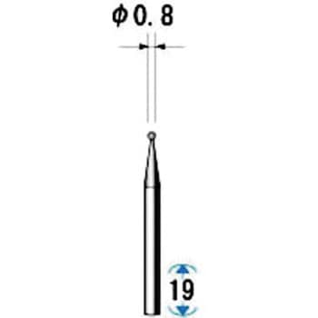 11002 電着ダイヤモンドバー 5本入 1セット(5本) ナカニシ(NSK) 【通販