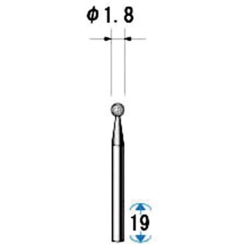 電着ダイヤモンドバー 5本入 NSK(ナカニシ)