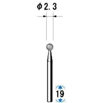 電着ダイヤモンドバー 5本入 NSK(ナカニシ)