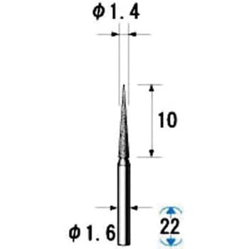 電着ダイヤモンドバー 5本入 NSK(ナカニシ)