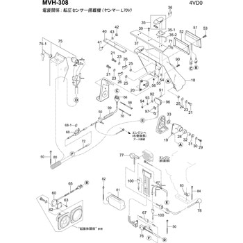 部品 MVH-308 三笠産業[工具]