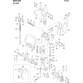部品 MVH-308 三笠産業[工具]