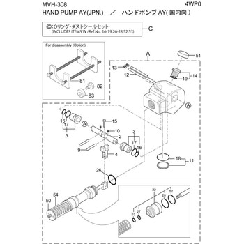 部品 MVH-308 三笠産業[工具]