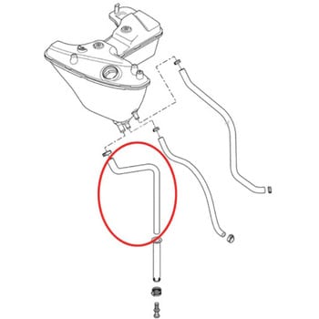 62700038 オイルドレインチューブ2014年以降XL用 62700038 1個 HARLEY