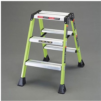 0.66m/3段 脚立 広がり防止ストラップ付 ノーブランド