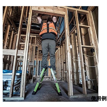 0.66m/3段 脚立 広がり防止ストラップ付 ノーブランド