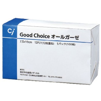 Good Choice オールガーゼ 12枚重ね 100枚入 - 歯愛メディカル