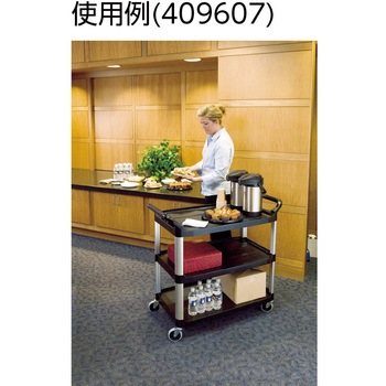 ユーティリティーカート くず入れ ブラック ERECTA(エレクター)