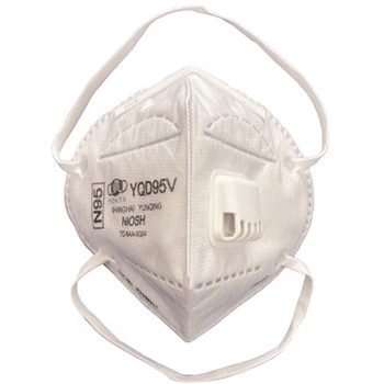 N95マスク 折り畳み式 排気弁付 20枚入 YICHITA