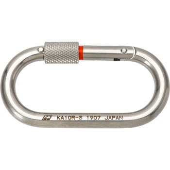 カラビナ　123 ステンレス　キーロック キーロック式】123カラビナ KA102WKy-S（ダブルストッパー