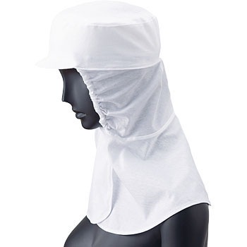 G5164 ロングフード 食品工場 衛生帽子 サーヴォ(旧:サンペックスイスト) 60821686