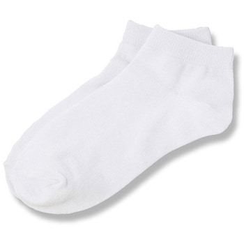 アンクルソックス 5足組 ホワイト フリー フォーク