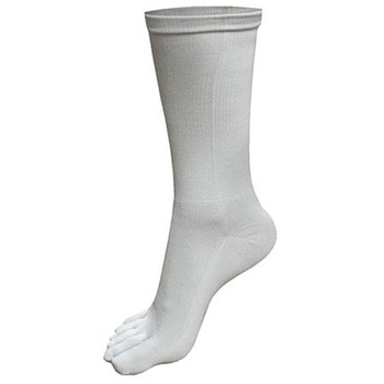 イオカ-C21五本指ソックス ライトグレー SRSX72LGシリーズ - 絆工房