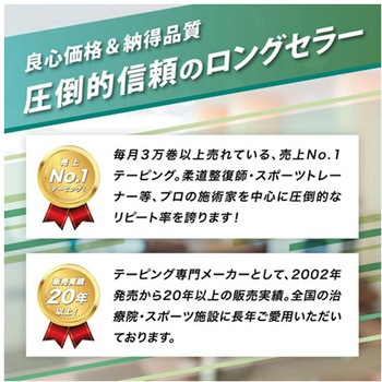 キネシオロジーテープ スポーツタイプ 000シリーズ トワテック