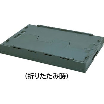 75LFCOD フタ一体型オリコン OC-75L 透明OD セキスイ 外寸(幅×奥行×高 