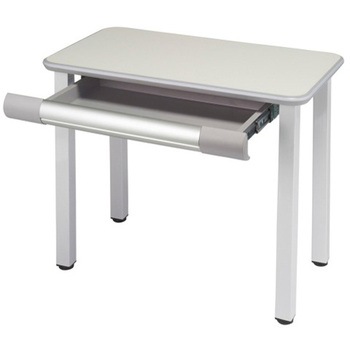 シンプル採血台90 ホワイト 西村製作所