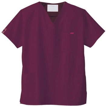 スクラブ上下セット ワイン ST7000-16シリーズ - フォーク