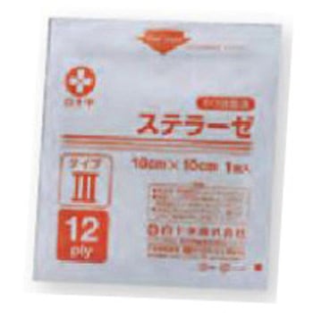 ステラーゼ タイプIII 滅菌済 50枚入 - 白十字