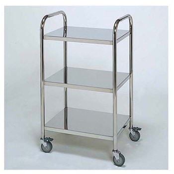 ステンレスワゴンアーチ型回診車 枠無 柏ステンレス工業