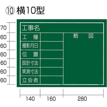 工事用黒板 タジマツール(TJMデザイン)