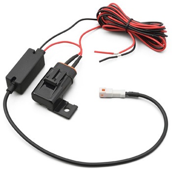 バイク用 ドライブレコーダー M777d 補修品 12v電源ケーブル 約2m 2aヒューズボックス付き Daytona デイトナ バイク用ドライブレコーダー 通販モノタロウ