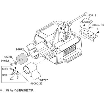 ヘックス ナット 1/2-13 F/122J RIDGID(日本エマソン)