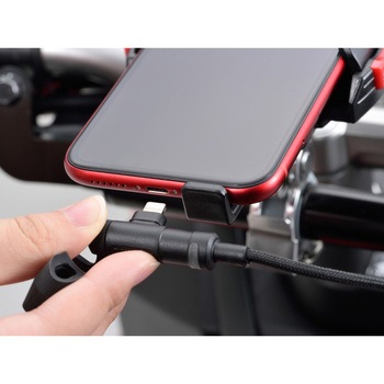 バイク用 電源ケーブル ライトニング iPhone対応 L字コネクター DAYTONA(デイトナ)