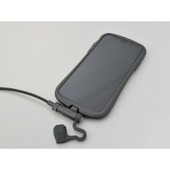 バイク用 充電ケーブル 20cm USB Type-A & ライトニング iPhone対応 L字コネクター DAYTONA(デイトナ)