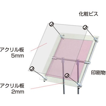 クリエイティブアクリルスタンド ポール