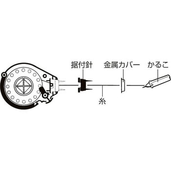 白糸巻用据付針 タジマツール(TJMデザイン)