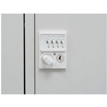 パーソナルロッカー6人用 ダイヤル錠 ホワイト - 井上金庫販売