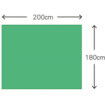 パラフィンシート グリーン 200枚 32ミクロン - CML