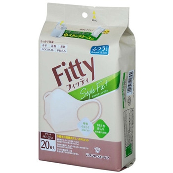 フィッティ スタイルフィットプラス立体 ふつう 20枚 - 玉川衛材