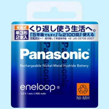 エネループ 単3形 パナソニック Panasonic 充電池 通販モノタロウ Bk 3mcc 2