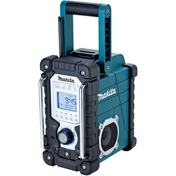 ☆品☆ makita マキタ 7.2V~18V 充電式ラジオ MR103 本体+ACアダプタ付き 電動工具 スピーカー 現場用 91856