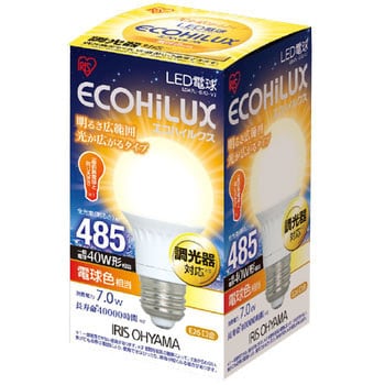 LED電球 E26 一般電球タイプ 広配光/調光器対応 アイリスオーヤマ