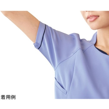 レディスジップスクラブ(R) サックス×ダークネイビー - フォーク