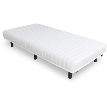 圧縮ロール 脚付きポケットコイルマットレス ホワイト - 東谷