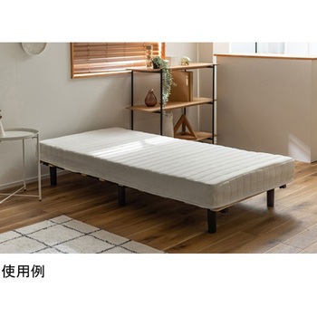 圧縮ロール脚付きボンネルコイルマットレス ホワイト - 東谷