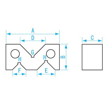 鋳鉄製VブロックA型