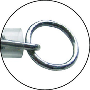 ステンレス用心鎖(チューブ通し)4X1200mm ニッサチェイン