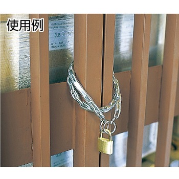 ステンレス用心鎖(チューブ通し)4X1200mm ニッサチェイン