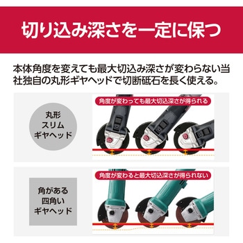 充電式ディスクグラインダー DG1810本体のみ 京セラ(旧RYOBI電動工具)