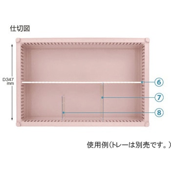 ナビスキャスターΦ75mm ゴム ストッパー無し - ナビス(アズワン)