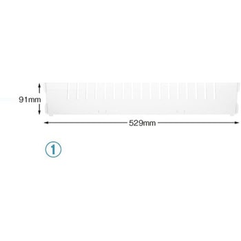 仕切板 バスケット64-10タイプ 深さ10cm 用 サカセ
