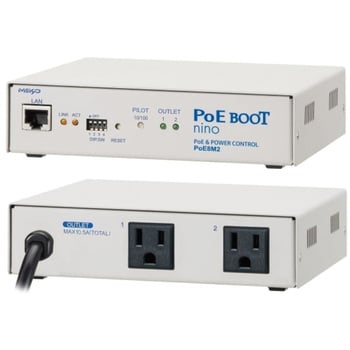 POE8M2 遠隔電源制御装置 PoEハブポート単位制御ネットワーク監視 ...