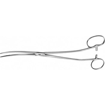 子宮鉗子 ボーゼマン・ダグラス Sカーブ 26cm ビー・ブラウンエースクラップ