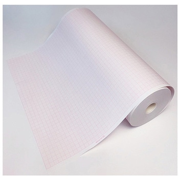 心電図記録紙 幅216mm×長60m ロール型・表巻き 10巻入 ちばら