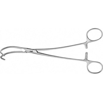 大動脈吻合鉗子 ライツ 無外傷性 弯曲 全長190mm ビー・ブラウンエースクラップ