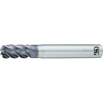 超硬コーナR チタン合金加工用 不等リード エンドミル 5刃 UVX-TI-5FL OSG(オーエスジー)